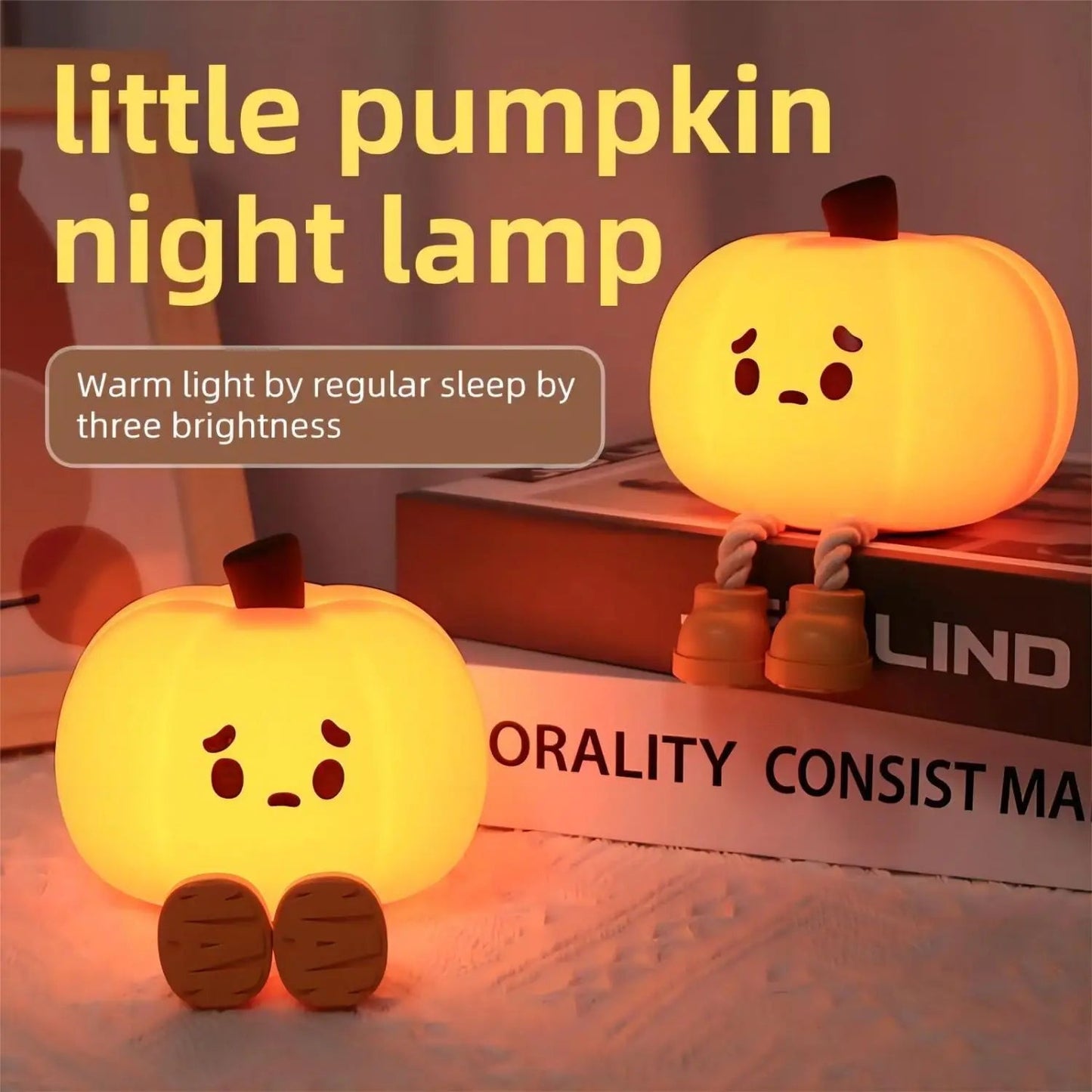 PumpkinGlow™| Lambrite Halloween Pumpkin Night Light