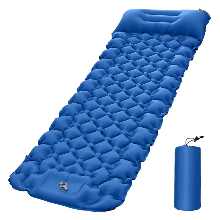SleepCamp™ | Quick-inflating mattress with integrated pillow
