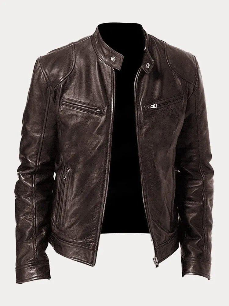 Daniel™ - Casual leather jacket for men