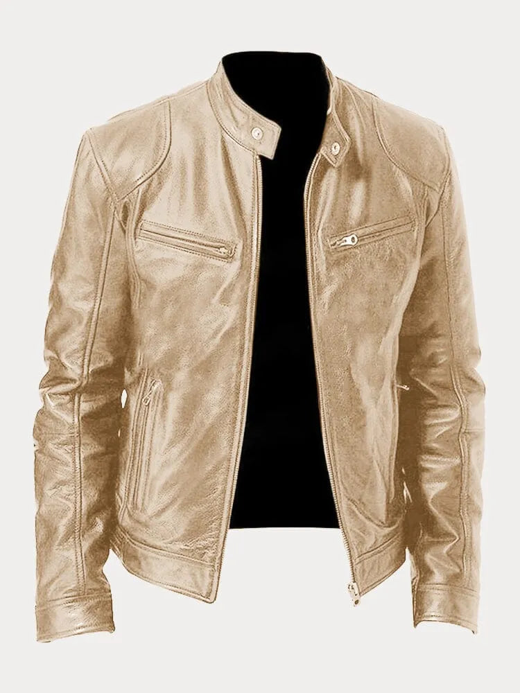 Daniel™ - Casual leather jacket for men