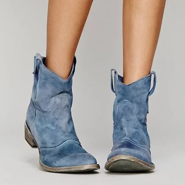 Alruna™ - Vintage cowboy ankle boots