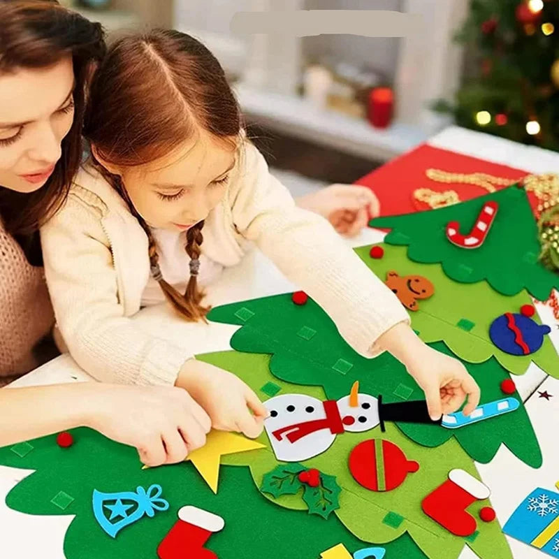 Glowtree™ Decorative Christmas Tree Wall Hanging with Fairy Lights