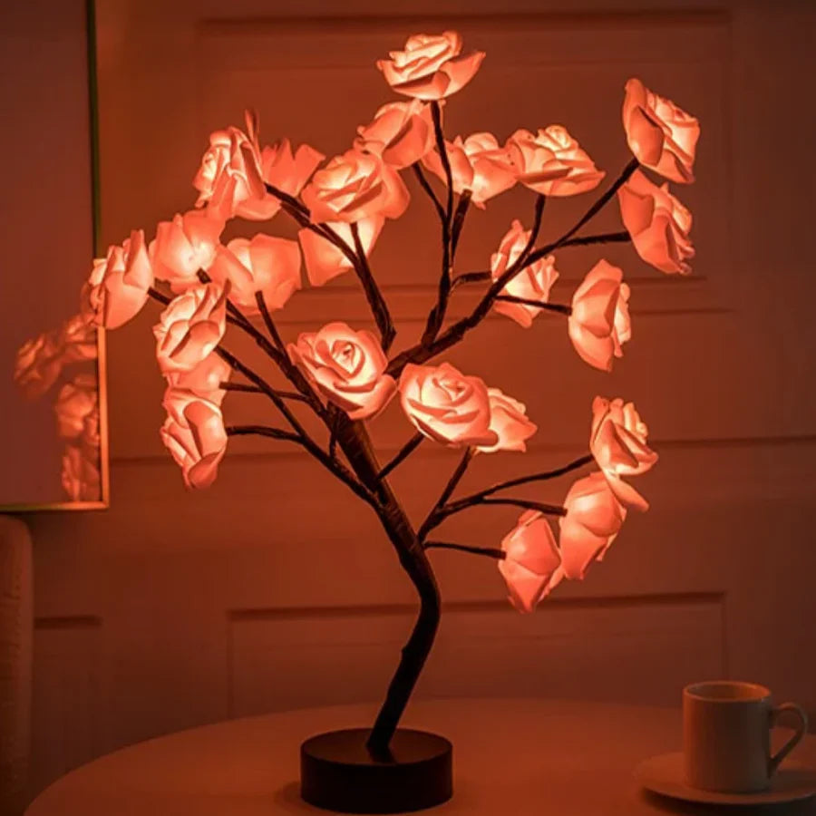 LumiFlower™ – LED Simulation Rose Table Lamp