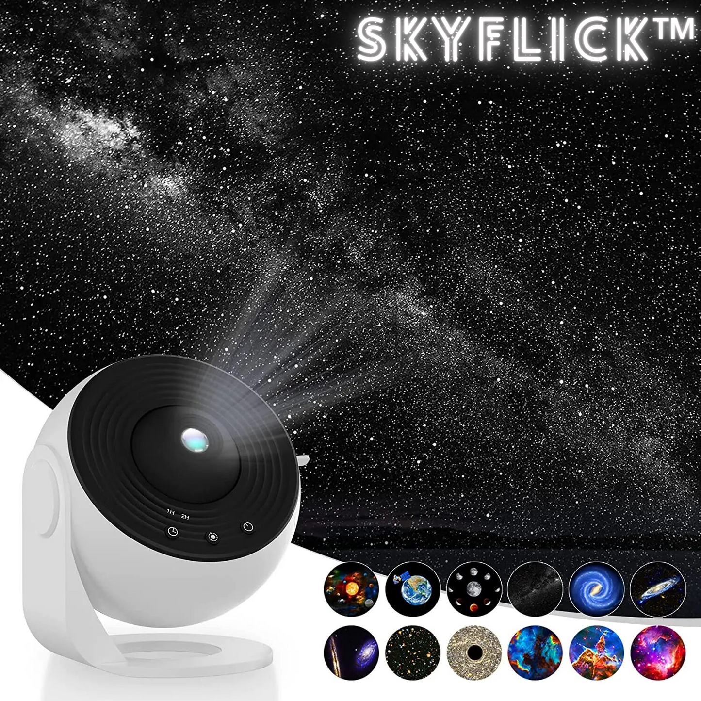 SkyFlick™ | Planetarium Galaxy Starry Sky Projector