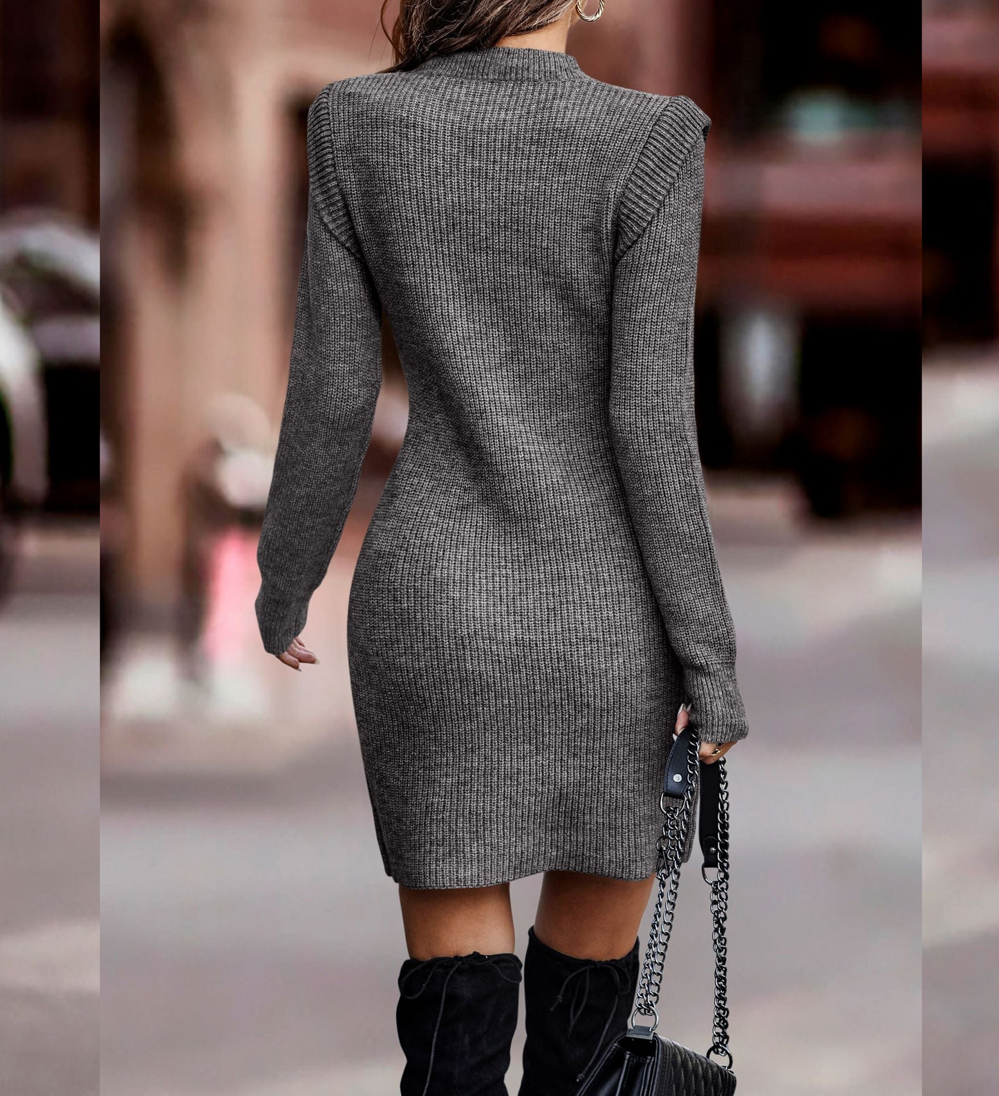 Emeline™ - Elegant knitted dress