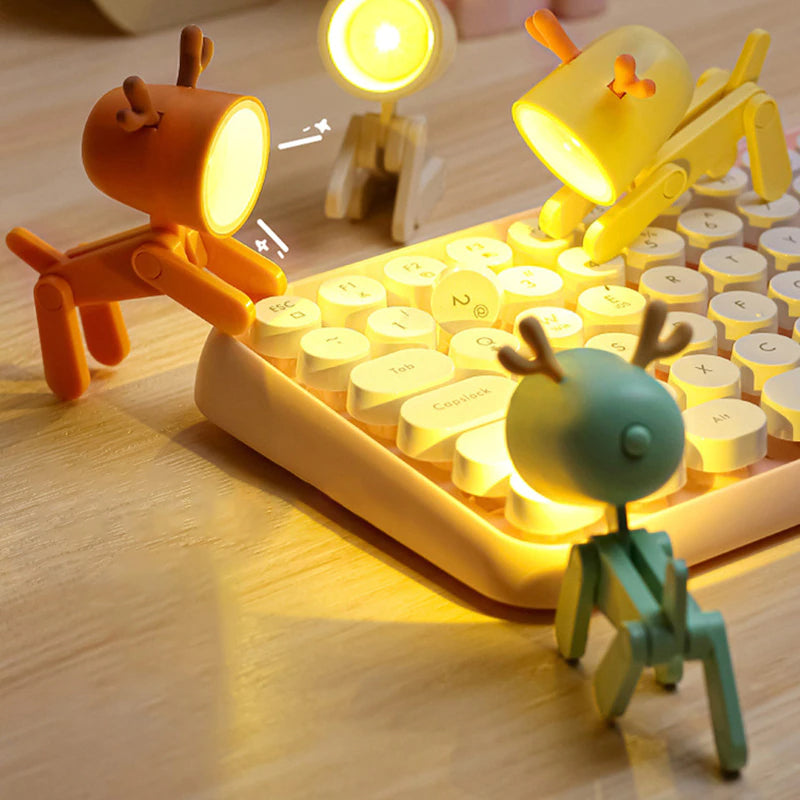 Verspielte Tier-LED-Nachtlampe für Kinderzimmerdekoration