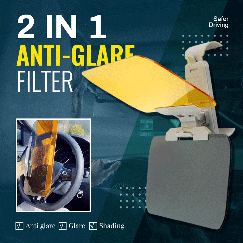 ShineProtect™ | Anti-glare sun visor