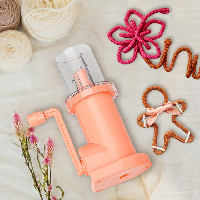 CraftyLoops™ | simple weaving and knitting tool, hand knitting machine