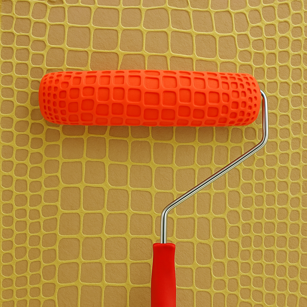 Rollique™ - Strukturierrolle für dekorative Wandfarben