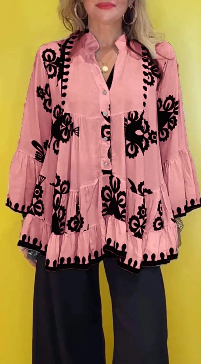 Lunavera™ | Boho Ruffle Top