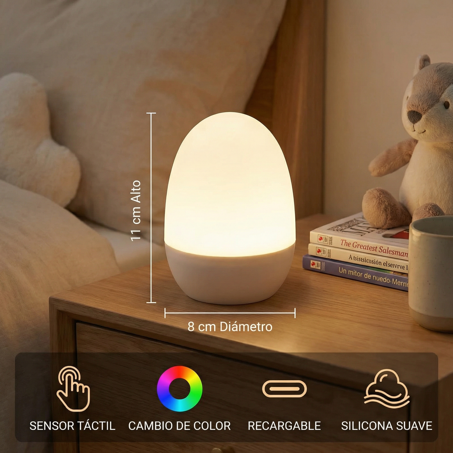 LumiNest – Sanfte, blendfreie Beleuchtung für tiefen, erholsamen Schlaf