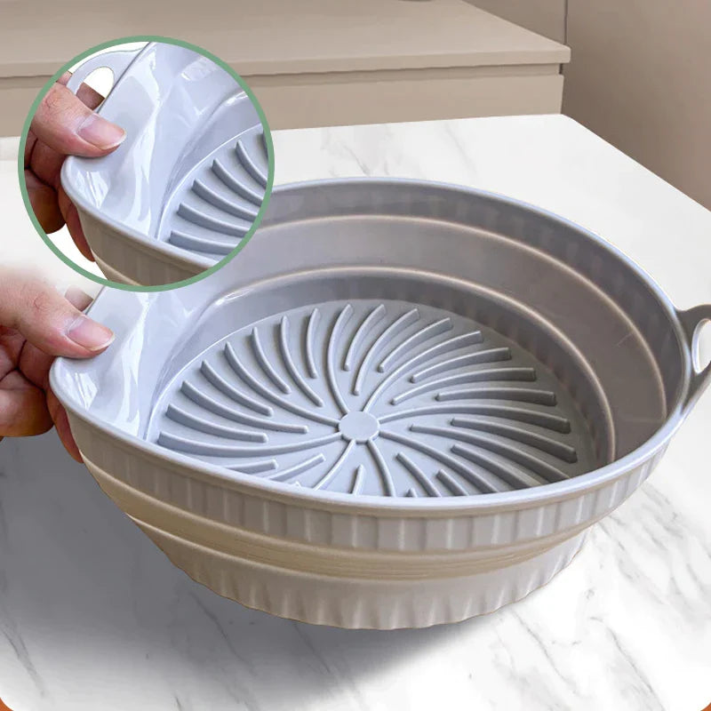 Globetrek™ | SiliconePan - Reusable silicone pan for the air fryer!