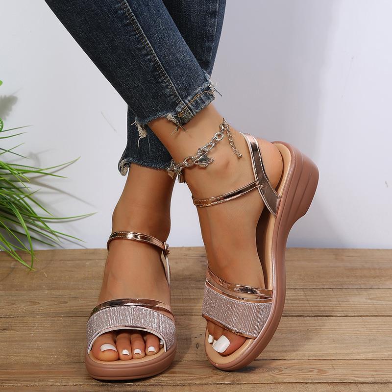 WedgeWonders™ | Women's Open Toe Wedge Sandals
