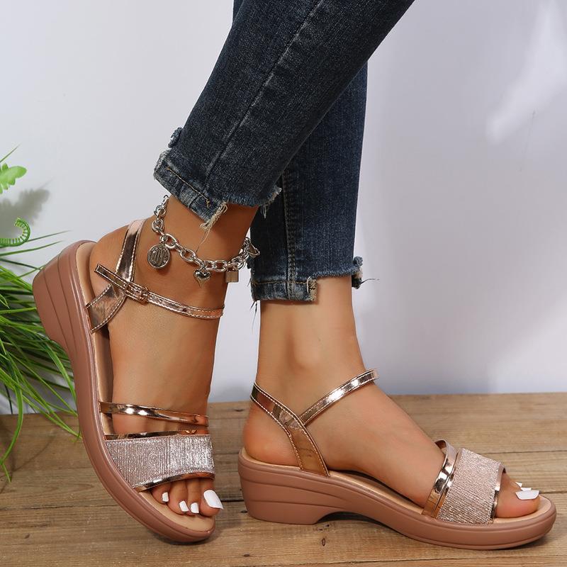 WedgeWonders™ | Women's Open Toe Wedge Sandals