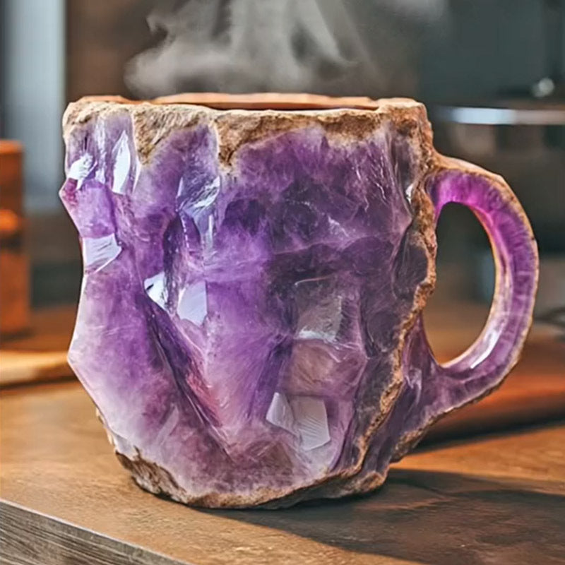 CrystalMug™ – Mineral Crystal Coffee Mugs