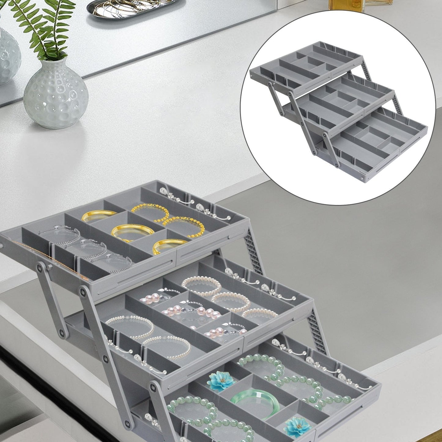 Kompakter modularer intelligenter Aufbewahrungsorganisator