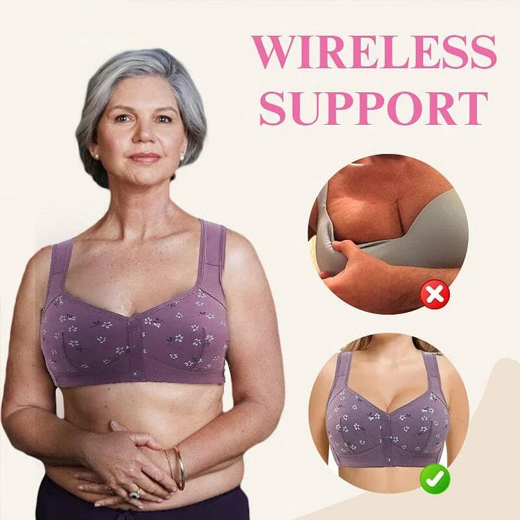 Comfort Bra™ | Stylish button-front bra