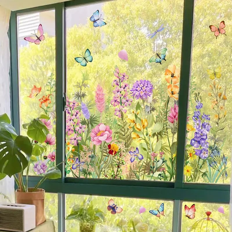 Petaluxe™ | Colorful flower stickers for your window!