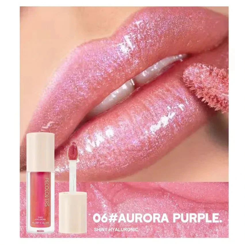 Transparenter Glanzlippenstift für strahlenden Glanz