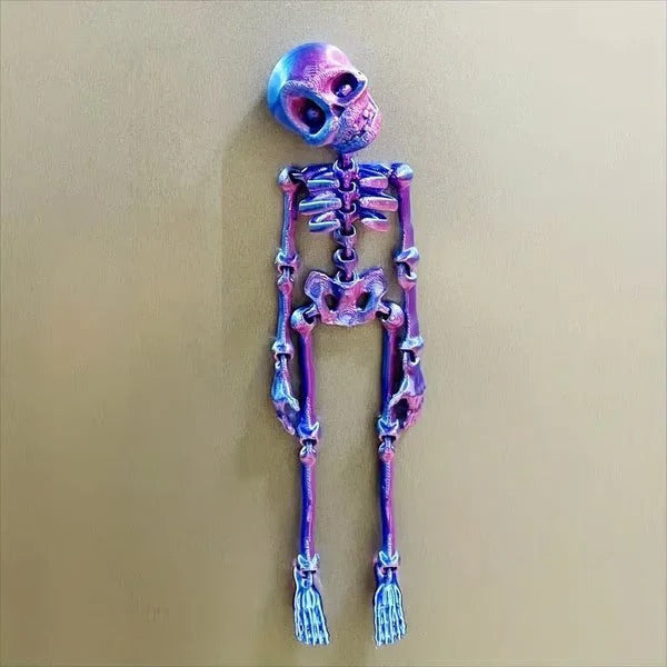 Gruseliger Skelett Kühlschrankmagnet für Halloween-Dekor