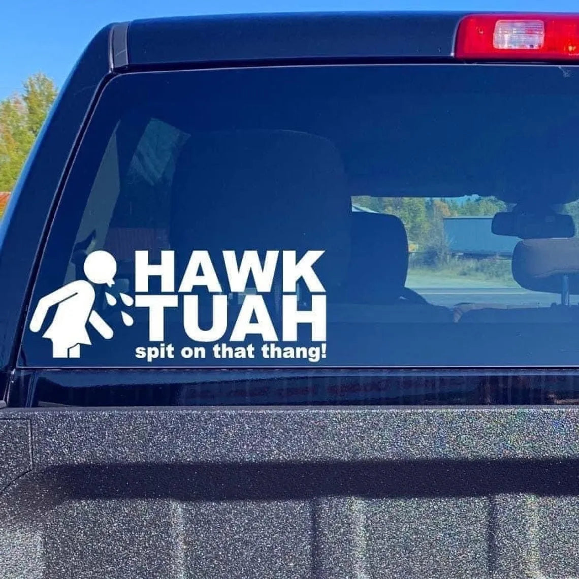 Hawk Tuah Sticker™ | Spit on that thang car