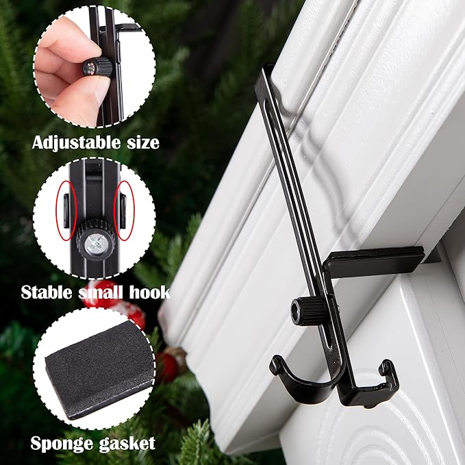 Robuste 2-in-1 Girlanden- und Strumpfhalter für Urlaubsschmuck