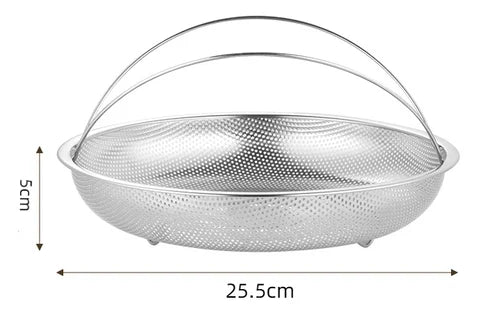 Vapure™ | All-in-one stainless steel steamer with handle