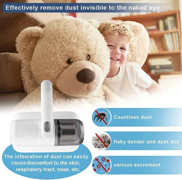 MiteVac™ | Cordless Mattress Vacuum Dust Mite Remover
