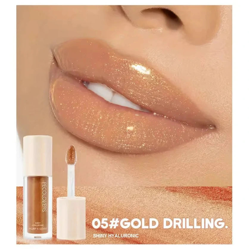 Transparenter Glanzlippenstift für strahlenden Glanz