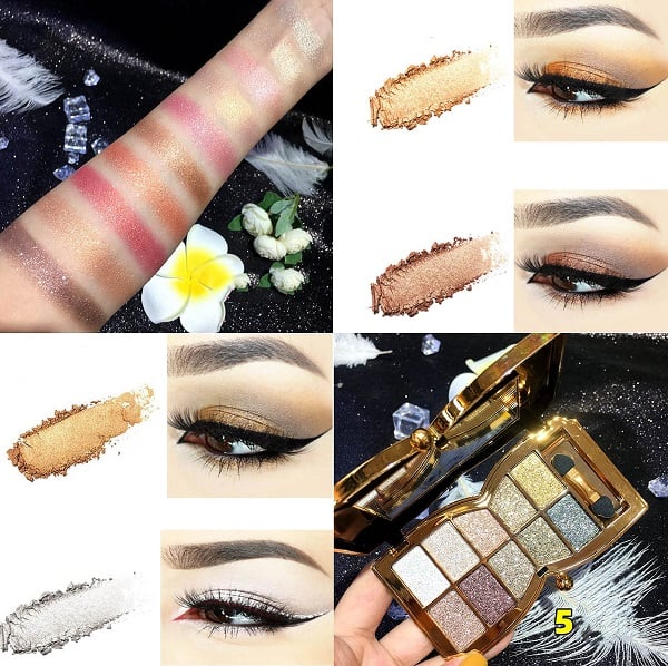 ShimmerGlam™ | 10 Colors Sparkle Shimmer Eyeshadow Palette