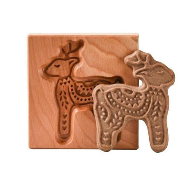 CarveBake™ | Wood Engraved Cookie Mold