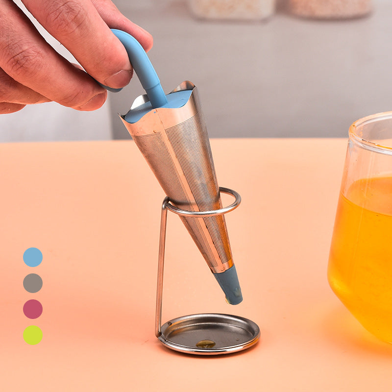 Stilvoller Tee-Filter mit spaßigem Dreh für Liebhaber von losem Blatttee