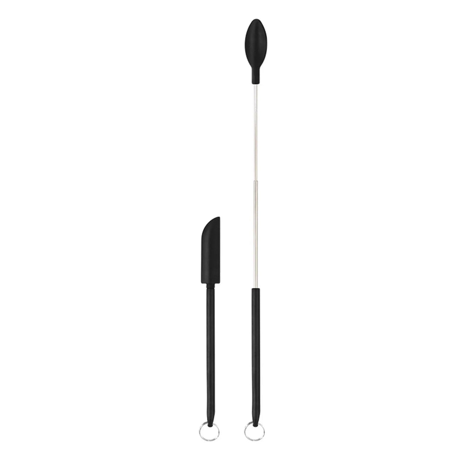 Set aus Mini-Silikon-Spateln für Backen und Kochen