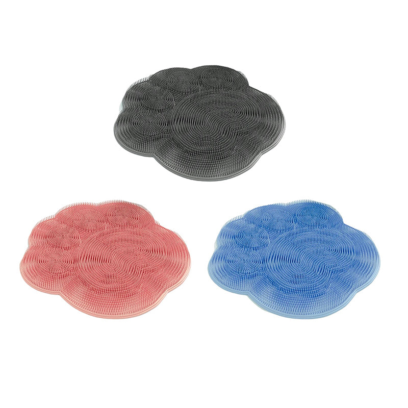 Sanfte Silikon-Fußpeelingmatte für Spa-Pediküre