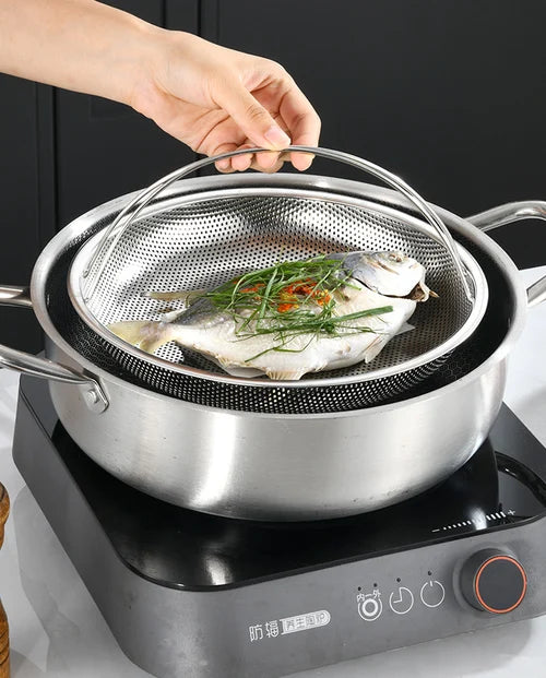 Vapure™ | All-in-one stainless steel steamer with handle