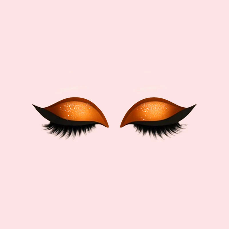 3-in-1 Lidschatten-, Eyeliner- und Wimpernaufkleber-Set für sofortigen Glamour
