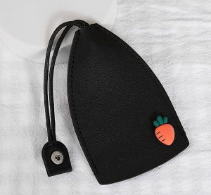 Elegante Leder Schlüsselanhänger Hülle Organizer
