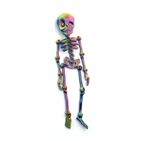 Gruseliger Skelett Kühlschrankmagnet für Halloween-Dekor
