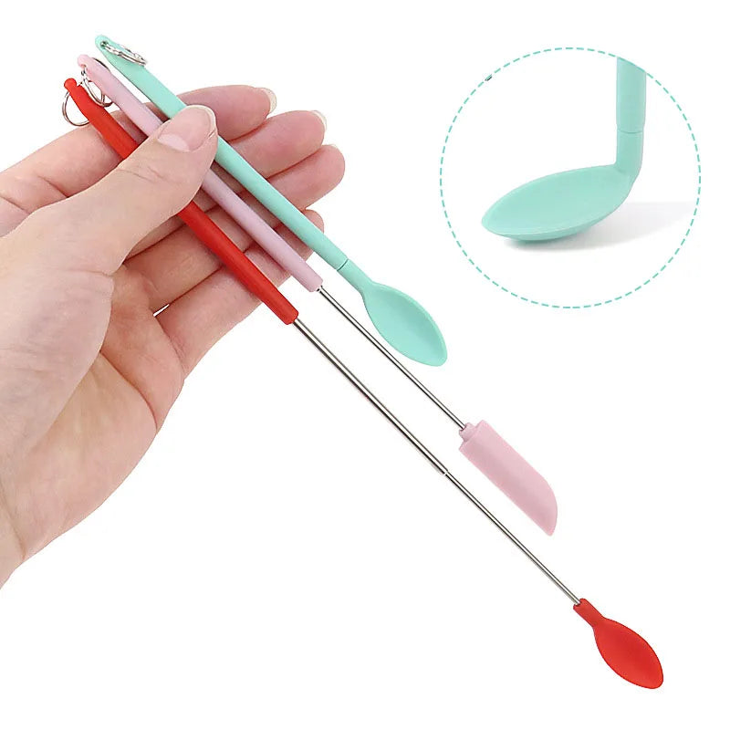 Set aus Mini-Silikon-Spateln für Backen und Kochen