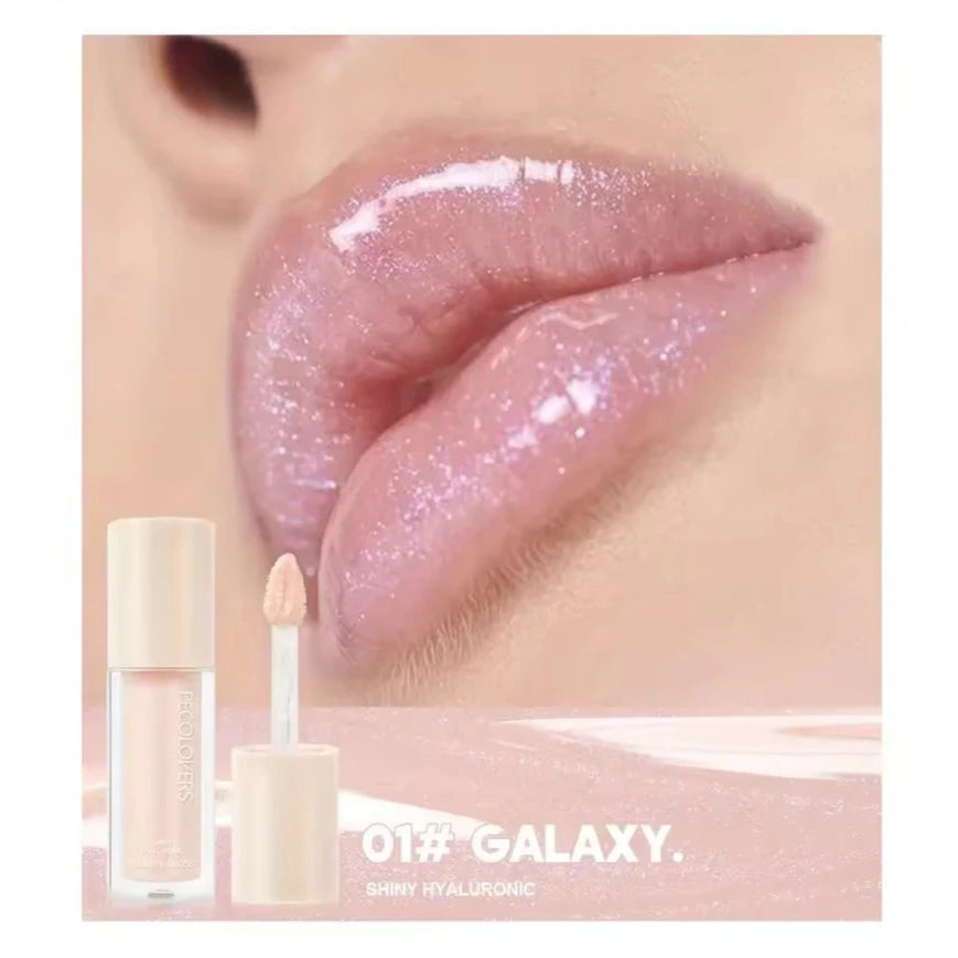 Transparenter Glanzlippenstift für strahlenden Glanz