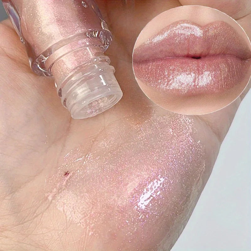 Transparenter Glanzlippenstift für strahlenden Glanz