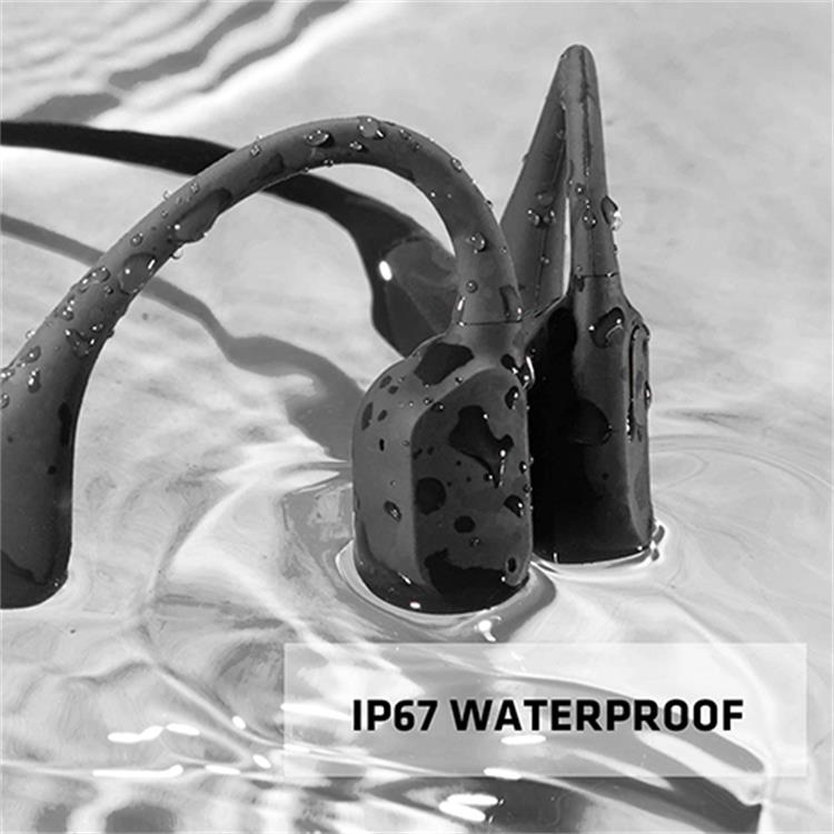 Wasserdichte kabellose Knochenleitungs-Kopfhörer mit offenem Ohrdesign