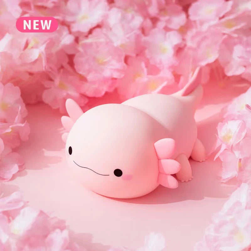 Niedliche Axolotl LED-Nachtlicht für Kinderzimmerdekoration