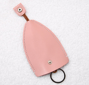 Elegante Leder Schlüsselanhänger Hülle Organizer