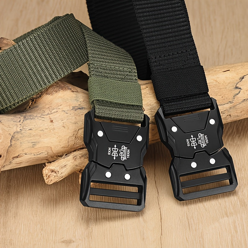 Robuster Unisex-Taktik-Nylon-Gürtel für Outdoor und den täglichen Gebrauch