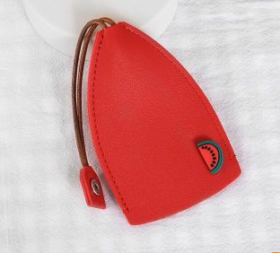 Elegante Leder Schlüsselanhänger Hülle Organizer