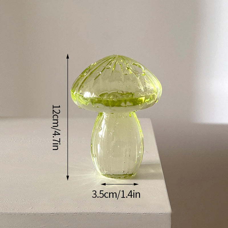 Fungglass™ | Cactus & Mushroom Transparent Glass Vases
