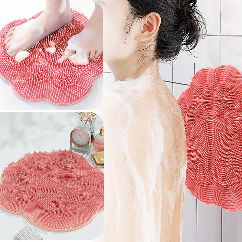 Sanfte Silikon-Fußpeelingmatte für Spa-Pediküre