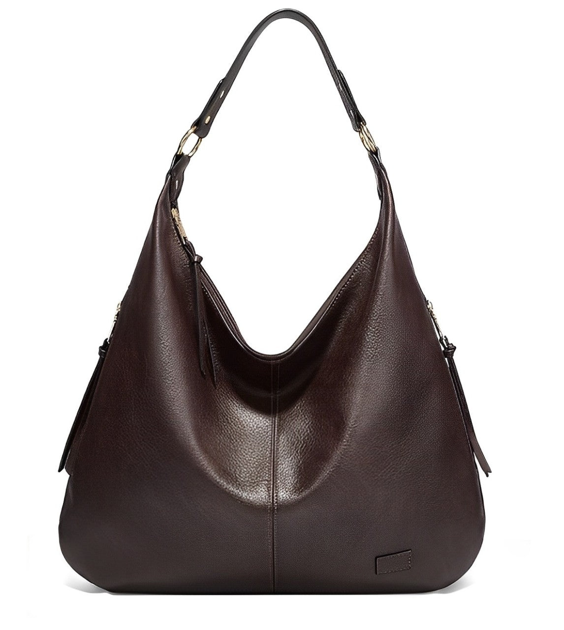 Alva™ | Simple large shoulder bag in solid color