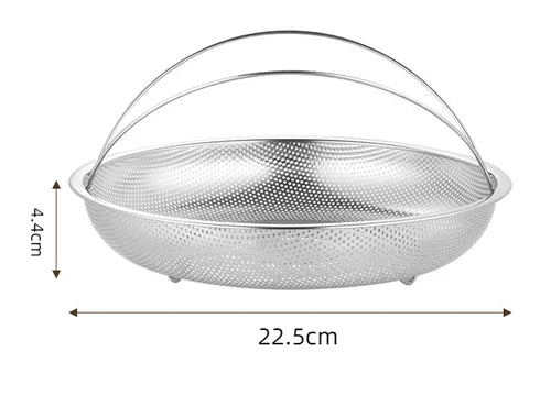 Vapure™ | All-in-one stainless steel steamer with handle
